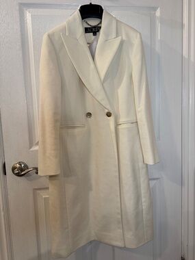 J Crew White Winter Coat